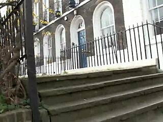 beautiful slut pissing in public and masturbating in london