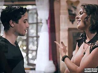 Cheating milf drilled by sneaky voyeur neighbor.