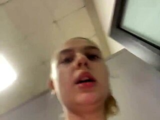 She squirts and plays with herself right in the gym