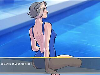 3D cartoon sex scenes with Tracer and Di Va