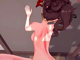 chiori fucking hard in genshin impact, full pov on sheer fantasyking3 😈