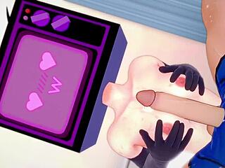 tv woman esta cachonda y quiere quitarse la toalla para follar