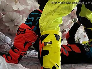 gay motocross bikers tread boots in costumes 😎🏍️