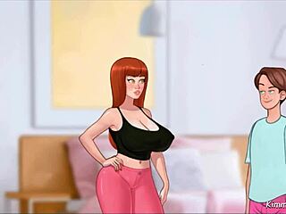 in sexnote anime, stepmom discovers stepsis's huge bad dragon dildo hidden from neighbors