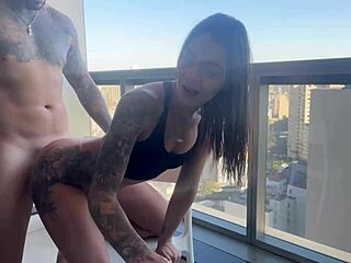 Sister-In-Law Surprises Me In Panties On Balcony?