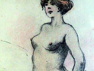 Bold Vintage Hentai Illustration Of Intense Erotic Scenes