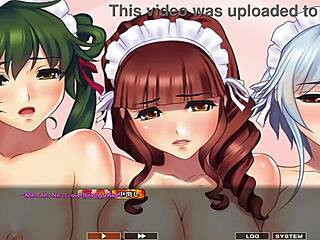 maid-san to boin game final scene orgy english