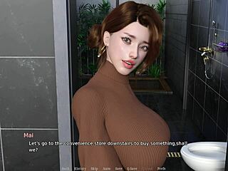 Nice Bath After Cum On Tit