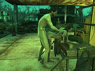 Fo4 sanctuary fuck with brunette in game! 😏