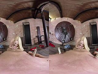 Hot bdsm in virtual reality spanking fun