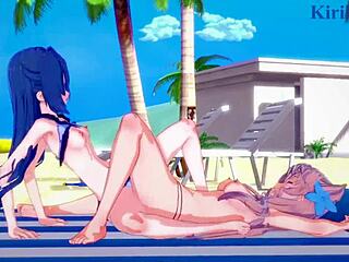 i watch tsubasa kazanari and maria cadenzavna eve in intense lesbian futanari sex