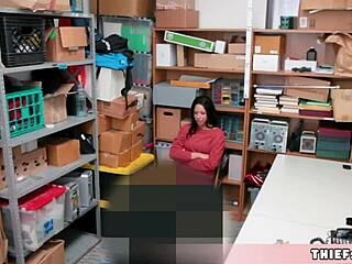 Caught Shoplifter Teen Faces Strip Search and Punishment Fuck