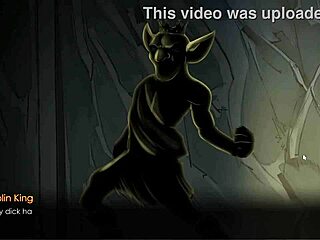 Hentai Goblin King Massages Pussy In Dungeon Escape