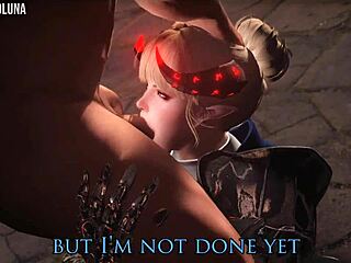 skyrim cute blonde demon takes hard pounding