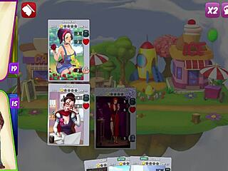 Exploring the sinful town in anime game