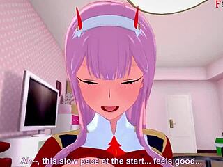 Zero Two Gets Pounded Hard in 3D Franxx Fantasy Action. Full Cartoon Sex Scene!