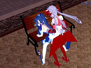 i watch tsubasa kazanari and maria cadenzavna eve in intense lesbian futanari sex