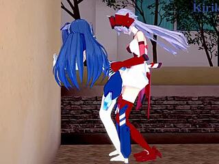 i watch tsubasa kazanari and maria cadenzavna eve in intense lesbian futanari sex