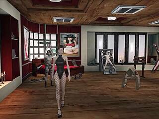 brunette latex mistress dominates in fallout 4 bdsm fetish scene