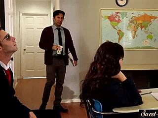 Taboo stepbro spoon fucks petite teen hard! 😈