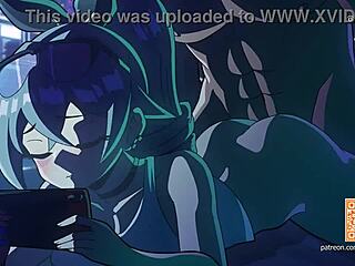 2d animation featuring riding scenes in anime style