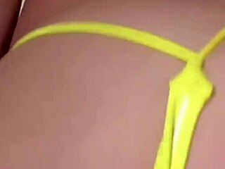 In POV, the horny Italian moans during doggystyle anal with a huge cock and wet pussy.