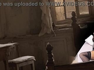 wednesday and thing enjoying halloween? full cosplay sex video on red!