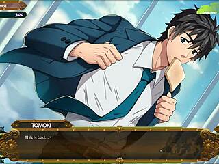 Sexy model gives swedish oil massage in gay hentai game, teasing for happy ending