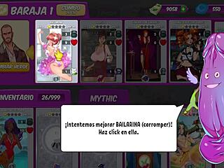 Exploring the sinful town in anime game