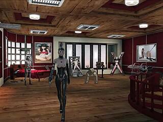brunette latex mistress dominates in fallout 4 bdsm fetish scene