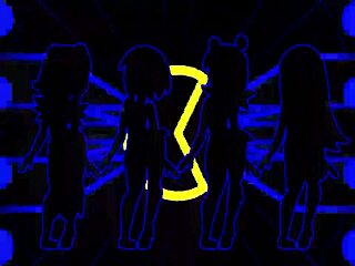 Pac-Man ghost girls perform a three-phase dance in high definition.