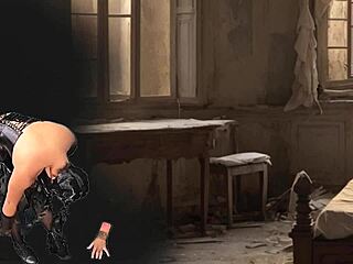 wednesday and thing enjoying halloween? full cosplay sex video on red!