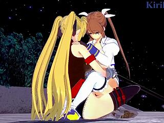 Fate And Nanoha Share Intense Lesbian Passion With Futanari Creampie.