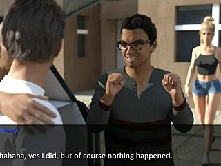 What’s behind the slutty housewife teasing big cocks in cosplay shorts?