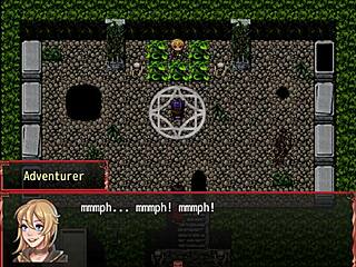 farmers daughter playing with furry horsecock dildo in harem