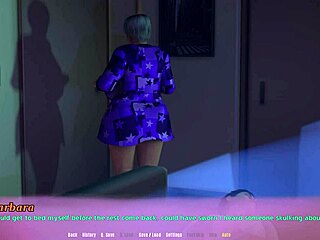 playing goldengobs commission game with barbara's big tits and pussy cumshot