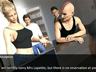 What’s behind the slutty housewife teasing big cocks in cosplay shorts?