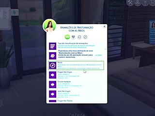 just saw sims 4 getting wild with the neighbor in bed