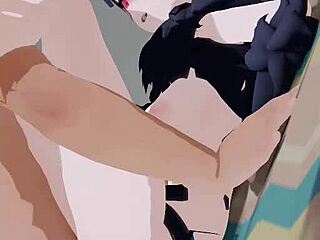 Kazusa Beast Ravages in Hentai