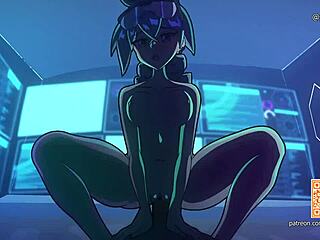 2d animation featuring riding scenes in anime style