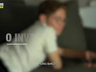 So this hung invader nailed the young twink's butt.