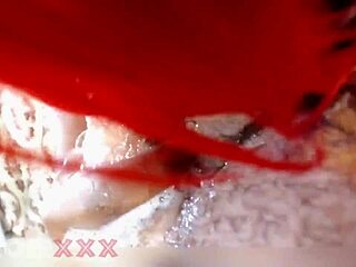 Very sloppy head monster pleasing a lucky man with sucking and gagging.