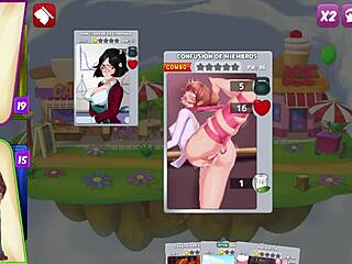 Exploring the sinful town in anime game