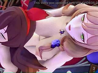 i can’t stop watching lisa fuck amber in futa genshin impact