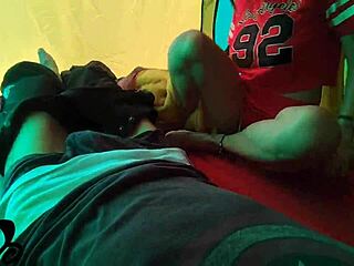Soft-titted babe sucks in the tent with roommate.