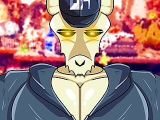 Boyfriend adores Tabi in Friday Night Funkin