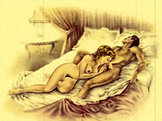 vintage sketches unfold a world of sensual art in timeless style.