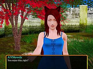 My new family in this cartoon game.