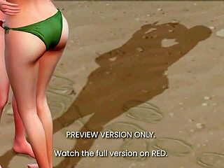 doa 3 3d hentai preview features naughty beach sex scenes