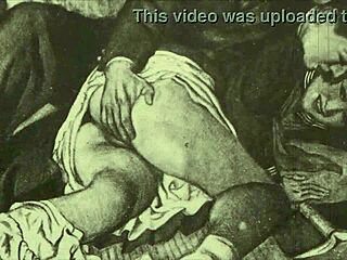 Oye, mira esta ilustración erótica vintage de hace tiempo!